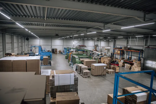 Productiehal van Erma Verpakkingen in Helmond